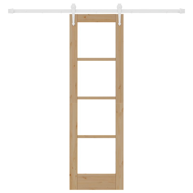 Casa si Gradina - Constructii - Usi interior, exterior si garaj - Usi interior - Usa glisanta  cu set hardware 61x198.5 cm din lemn masiv de pin - Infinity.ro