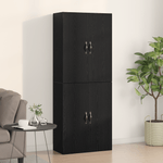Casa si Gradina - Mobilier - Comode si corpuri - Comode - Dulapuri, 2 buc., stejar negru, 69,5x34x180 cm, lemn prelucrat - Infinity.ro