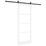Casa si Gradina - Constructii - Usi interior, exterior si garaj - Usi interior - Usa glisanta  cu set de accesorii 'ORKDAL'Alb 83x211 cm - Infinity.ro