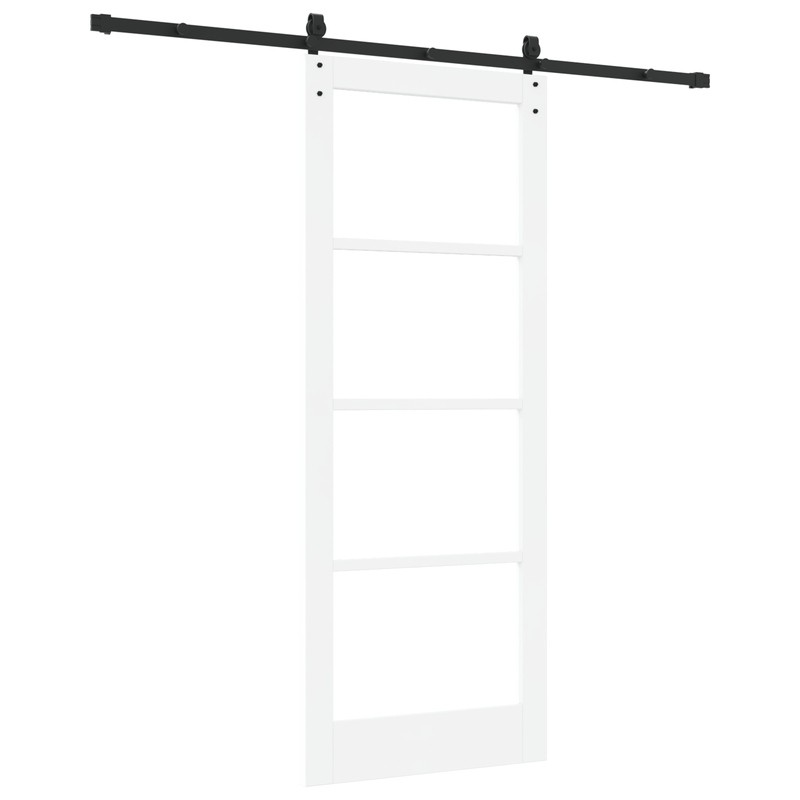 Casa si Gradina - Constructii - Usi interior, exterior si garaj - Usi interior - Usa glisanta  cu set de accesorii 'ORKDAL'Alb 83x211 cm - Infinity.ro