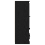 Casa si Gradina - Mobilier - Comode si corpuri - Corpuri bucatarie - Highboard Negru Stejar 132x35,5x103,5 cm Lemn Prelucrat - Infinity.ro