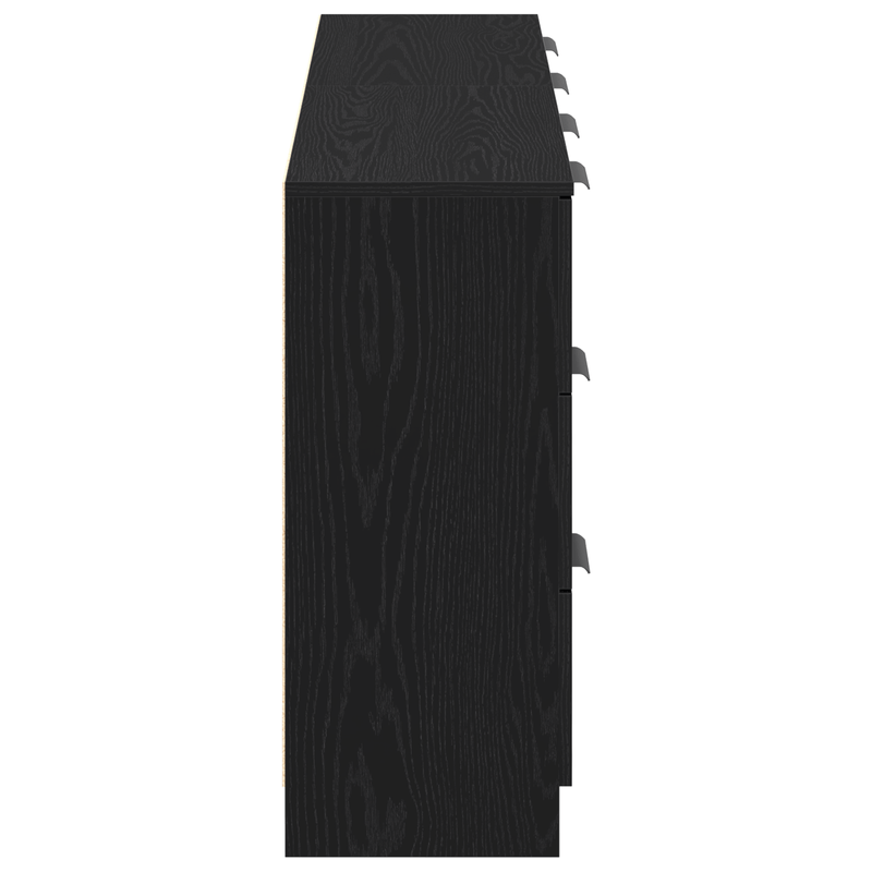 Casa si Gradina - Mobilier - Comode si corpuri - Comode - Mese laterale 2 buc Negru Stejar 60x30x70 cm Lemn prelucrat - Infinity.ro