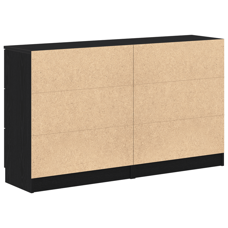 Casa si Gradina - Mobilier - Comode si corpuri - Comode - Mese laterale 2 buc Negru Stejar 60x30x70 cm Lemn prelucrat - Infinity.ro