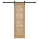 Casa si Gradina - Constructii - Usi interior, exterior si garaj - Usi interior - Usa glisanta  cu Set de accesorii 61x198.5 cm Lemn masiv de pin - Infinity.ro