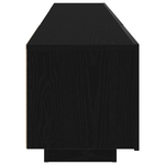 Casa si Gradina - Mobilier - Comode si corpuri - Comode - Dulap TV  cu lumini LED, stejar negru, 180x35x40 cm, din lemn prelucrat - Infinity.ro