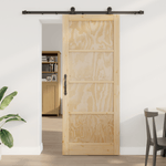 Casa si Gradina - Constructii - Usi interior, exterior si garaj - Usi interior - Usa glisanta  cu set de hardware 86x211 cm din lemn masiv de pin - Infinity.ro