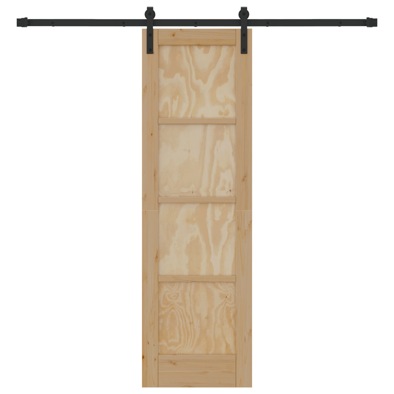 Casa si Gradina - Constructii - Usi interior, exterior si garaj - Usi interior - Usa Glisanta  cu set de piese de montaj 61x198.5 cm din Lemn Masiv de Pin - Infinity.ro