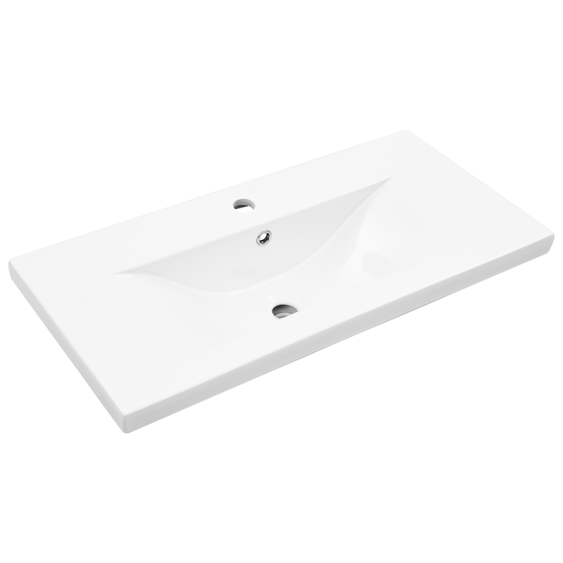 Casa si Gradina - Mobilier - Comode si corpuri - Masute de toaleta - Dulap pentru Chiuveta  cu Bataie Inclusa Stejar Negru Lemn Ingineresc - Infinity.ro