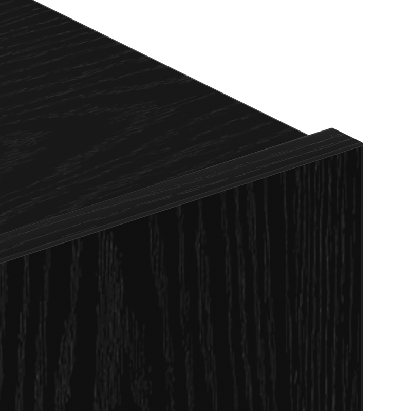 Casa si Gradina - Mobilier - Seturi de mobilier - Seturi living - Set de dulap TV 2 piese  Negru din lemn laminat - Infinity.ro