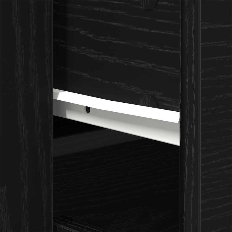 Casa si Gradina - Mobilier - Seturi de mobilier - Seturi living - Set 3 sideboarduri Stejar Negru Lemn prelucrat - Infinity.ro