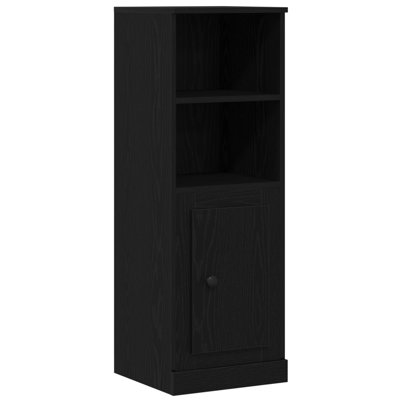 Casa si Gradina - Mobilier - Comode si corpuri - Corpuri bucatarie - Highboard Negru Stejar 132x35,5x103,5 cm Lemn prelucrat - Infinity.ro