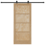 Casa si Gradina - Constructii - Usi interior, exterior si garaj - Usi garaj - Usa glisanta  cu set de hardware "ORKDAL" din lemn masiv de pin - Infinity.ro