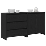 Casa si Gradina - Mobilier - Comode si corpuri - Comode - Dulapuri, 2 buc., stejar negru, lemn prelucrat - Infinity.ro