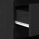 Casa si Gradina - Mobilier - Comode si corpuri - Comode - Dulapuri, 2 buc., stejar negru, lemn prelucrat - Infinity.ro