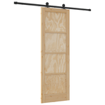 Casa si Gradina - Constructii - Usi interior, exterior si garaj - Usi interior - Usa glisanta  cu set hardware 73.5x211 cm din lemn masiv de pin - Infinity.ro
