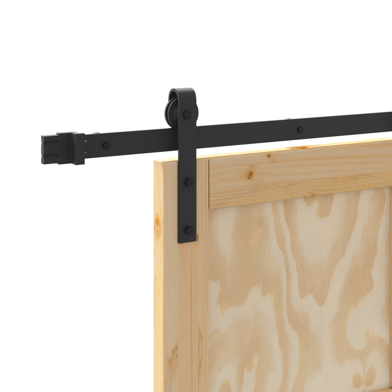 Casa si Gradina - Constructii - Usi interior, exterior si garaj - Usi interior - Usa Glisanta  cu Set de Accesorii 73.5x211 cm Lemn Solid Pin - Infinity.ro
