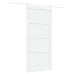 Casa si Gradina - Constructii - Usi interior, exterior si garaj - Usi interior - Usa Glisanta  cu Set Hardware Alb 93x202 cm Lemn Masiv Pin - Infinity.ro