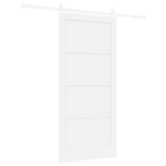 Casa si Gradina - Constructii - Usi interior, exterior si garaj - Usi interior - Usa Glisanta  cu Set Hardware Alb 93x202 cm Lemn Masiv Pin - Infinity.ro