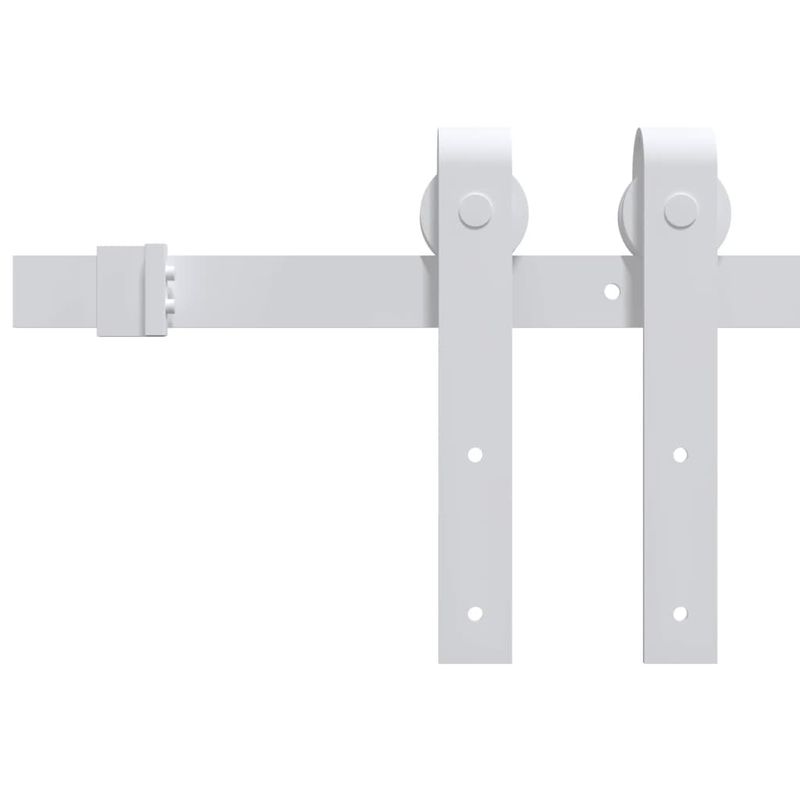 Casa si Gradina - Constructii - Usi interior, exterior si garaj - Usi interior - Usa Glisanta  cu Set Hardware Alb 93x202 cm Lemn Masiv Pin - Infinity.ro