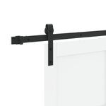 Casa si Gradina - Constructii - Usi interior, exterior si garaj - Usi garaj - Usa Glisanta  cu Set de Componente Alb 73.5x198.5 cm Lemn Solid de Pin - Infinity.ro