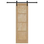 Casa si Gradina - Constructii - Usi interior, exterior si garaj - Usi garaj - Usa glisanta  cu set de accesorii 61x198.5 cm din lemn masiv de pin - Infinity.ro