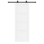 Casa si Gradina - Constructii - Usi interior, exterior si garaj - Usi interior - Usa glisanta  cu set de accesorii 'ORKDAL'Alb Lemn Masiv Pin - Infinity.ro
