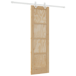 Casa si Gradina - Constructii - Usi interior, exterior si garaj - Usi interior - Usa glisanta  cu set de accesorii 61x198.5 cm lemn solid de pin - Infinity.ro