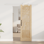 Casa si Gradina - Constructii - Usi interior, exterior si garaj - Usi interior - Usa glisanta  cu set de accesorii 61x198.5 cm lemn solid de pin - Infinity.ro