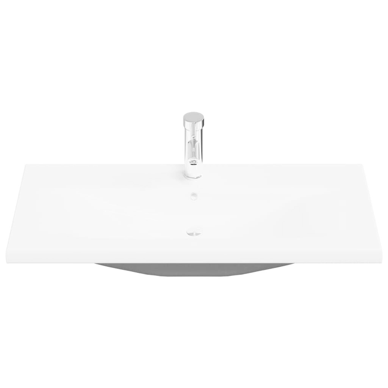 Casa si Gradina - Mobilier - Comode si corpuri - Masute de toaleta - Cabinet pentru Chiuveta  cu Bazin Integrat Stejar Negru Lemn Prelucrat - Infinity.ro