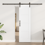 Casa si Gradina - Constructii - Usi interior, exterior si garaj - Usi interior - Usa Glisanta cu Set de Hardware Alb 61x198.5 cm Lemn Masiv Pin - Infinity.ro