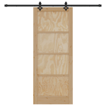 Casa si Gradina - Constructii - Usi interior, exterior si garaj - Usi garaj - Usa glisanta  cu set de hardware 'ORKDAL'din lemn masiv de pin - Infinity.ro