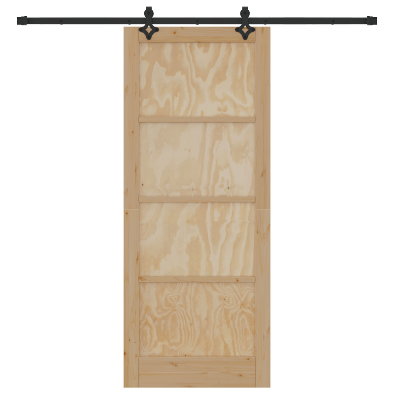 Casa si Gradina - Constructii - Usi interior, exterior si garaj - Usi garaj - Usa glisanta  cu set de hardware 'ORKDAL'din lemn masiv de pin - Infinity.ro