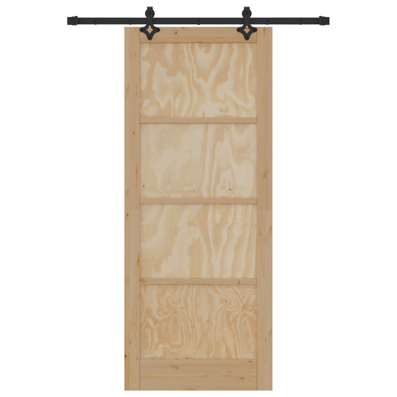 Casa si Gradina - Constructii - Usi interior, exterior si garaj - Usi interior - Usa glisanta cu set de accesorii 'ORKDAL'din lemn masiv de pin - Infinity.ro