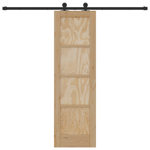 Casa si Gradina - Constructii - Usi interior, exterior si garaj - Usi garaj - Usa Glisanta  cu Set Hardware "ORKDAL" Lemn Masiv din Pin - Infinity.ro