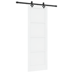 Casa si Gradina - Constructii - Usi interior, exterior si garaj - Usi interior - usa glisanta  cu set de accesorii 'ORKDAL'din lemn masiv de pin alb - Infinity.ro