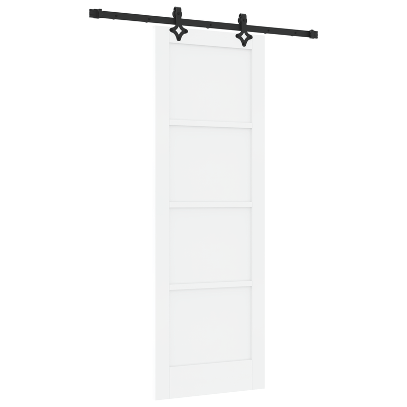 Casa si Gradina - Constructii - Usi interior, exterior si garaj - Usi interior - usa glisanta  cu set de accesorii 'ORKDAL'din lemn masiv de pin alb - Infinity.ro
