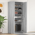 Casa si Gradina - Mobilier - Organizare si depozitare - Organizator incaltaminte - Cabinet Pantofi Gri Sonoma 80x39x180 cm Placa Aglomerata - Infinity.ro