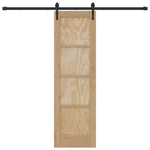 Casa si Gradina - Constructii - Usi interior, exterior si garaj - Usi garaj - Usa glisanta  cu set de accesorii 'ORKDAL'din lemn masiv de pin - Infinity.ro