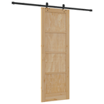 Casa si Gradina - Constructii - Usi interior, exterior si garaj - Usi garaj - Usa glisanta  ORKDAL cu set de accesorii din lemn masiv de pin - Infinity.ro