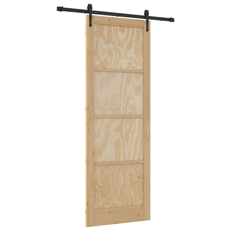 Casa si Gradina - Constructii - Usi interior, exterior si garaj - Usi garaj - Usa glisanta cu set hardware 'ORKDAL'Lemn masiv de pin - Infinity.ro