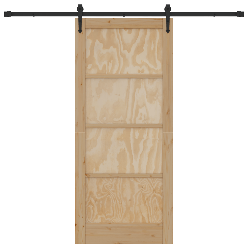 Casa si Gradina - Constructii - Usi interior, exterior si garaj - Usi interior - Usa glisanta  cu set de hardware 'ORKDAL'Lemn masiv de Pin - Infinity.ro