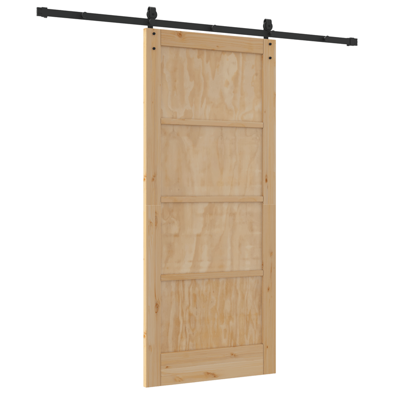 Casa si Gradina - Constructii - Usi interior, exterior si garaj - Usi interior - Usa glisanta  cu set de hardware 'ORKDAL'Lemn masiv de Pin - Infinity.ro