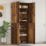 Casa si Gradina - Mobilier - Organizare si depozitare - Organizator incaltaminte - Dulap pentru pantofi Lemn vechi 80x35,5x180 cm Lemn recompozit - Infinity.ro