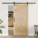 Casa si Gradina - Constructii - Usi interior, exterior si garaj - Usi interior - Usa glisanta  cu set de hardware 'ORKDAL'din lemn masiv de pin - Infinity.ro