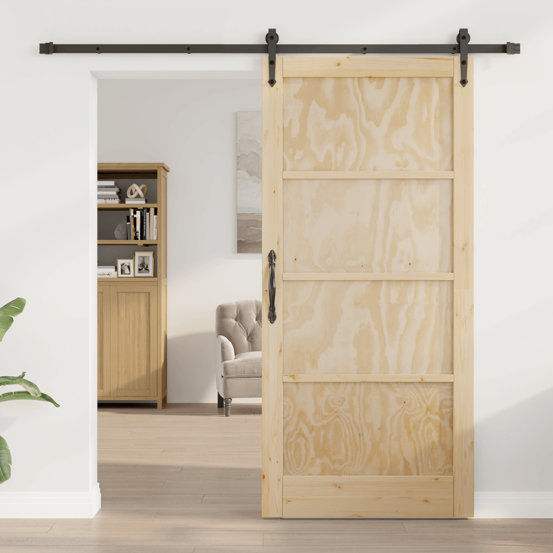 Casa si Gradina - Constructii - Usi interior, exterior si garaj - Usi interior - Usa glisanta  cu set de hardware 'ORKDAL'din lemn masiv de pin - Infinity.ro
