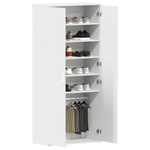 Casa si Gradina - Mobilier - Organizare si depozitare - Organizator incaltaminte - Dulap Pantofi Alb 80x39x180 cm Lemn Ingineresc - Infinity.ro