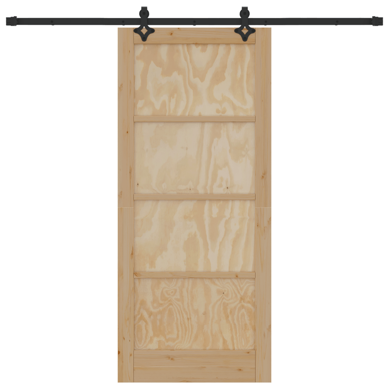 Casa si Gradina - Constructii - Usi interior, exterior si garaj - Usi interior - Usa glisanta cu set de accesorii 'ORKDAL'din lemn masiv de pin - Infinity.ro