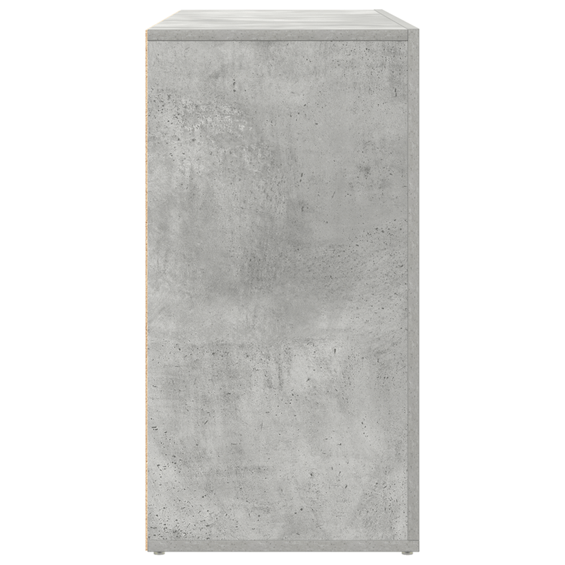 Casa si Gradina - Mobilier - Comode si corpuri - Comode - Bufet Gri Beton Lemn Prelucrat 120 x 36 x 69 cm Depozitare - Infinity.ro