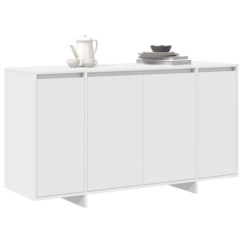 Casa si Gradina - Mobilier - Comode si corpuri - Comode - Bufet Alb Alb Lemn 135 x 41 x 75 cm Bufet Alb Dreptunghiular - Infinity.ro