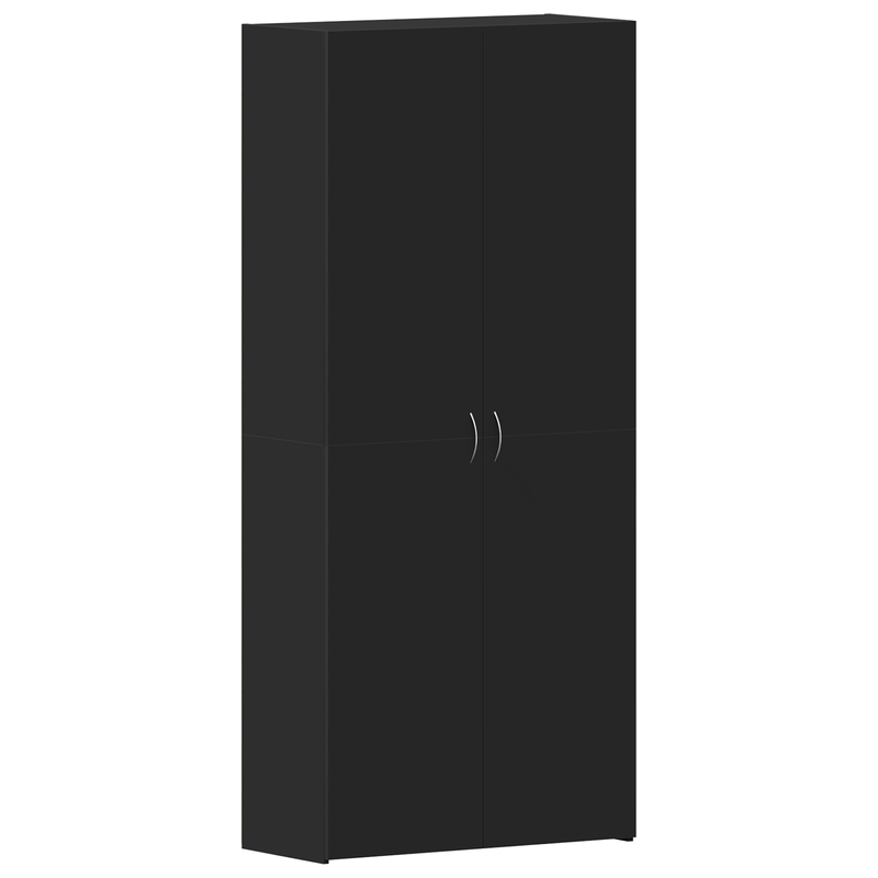 Casa si Gradina - Mobilier - Organizare si depozitare - Organizator incaltaminte - Dulap pentru pantofi Negru 80x35,5x180 cm Lemn prelucrat - Infinity.ro